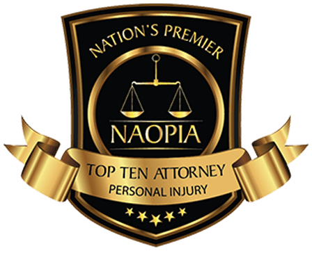 NAOPIA Nation's Premier Top Ten Attorney Personal Injury Logo