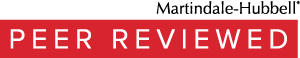 Martindale-Hubbell Peer Reviewed recognition