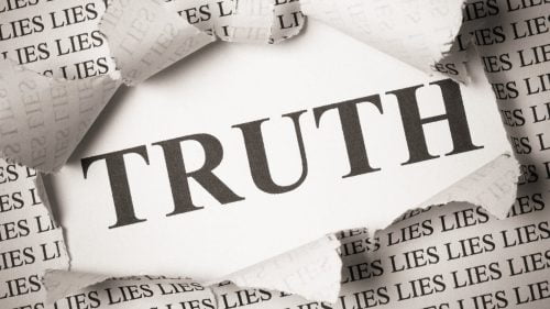 Truth Stock Photo